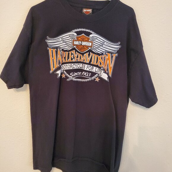 Harley-Davidson Other - Harley Davidson black men's T shirt from Bossier City, LA, size XL, 100% cotton.